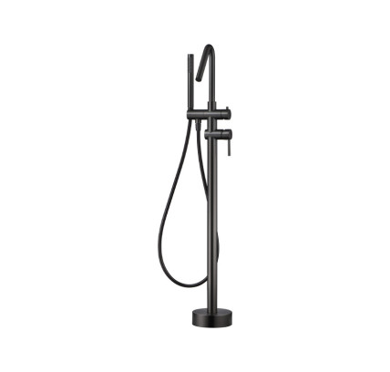 GRIFERIA EXENTA BAÑERA IMEX CORCEGA BLACK GUN METAL BBECO1/BGM