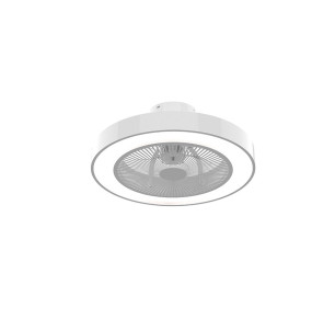 VENTILADOR TECHO UNIVERSAL BLUE TRAMONTANA Ø49 7 ASPAS 6 VELOCIDADES DC WIFI BLANCO