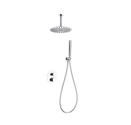 CONJUNTO DUCHA EMPOTRADO IMEX NAPOLES/SALERNO CROMO GTS060