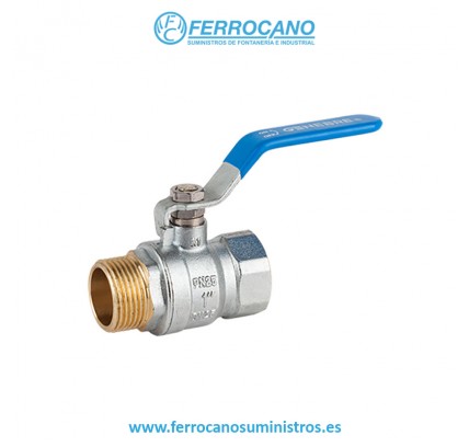 VALVULA ESFERA GENEBRE 1/2" M-H 3034 04