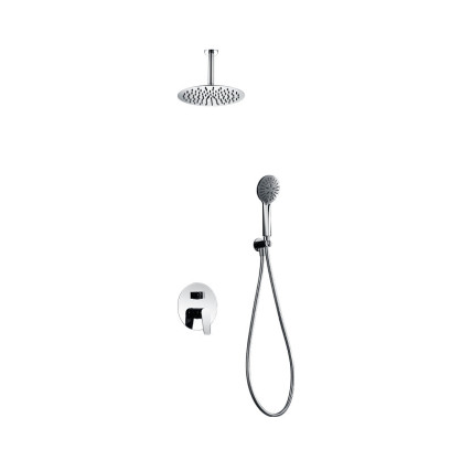 CONJUNTO DUCHA EMPOTRADO IMEX BRUSELAS CROMO GPBR046
