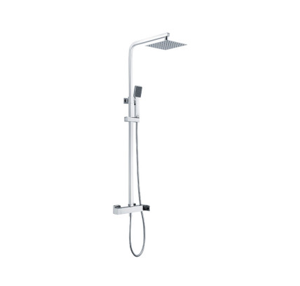 COLUMNA DUCHA MONOMANDO IMEX FIYI CROMO BDF016