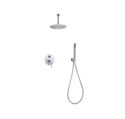 CONJUNTO DUCHA EMPOTRADO MONOMANDO IMEX TÍVOLI CROMO GPT039