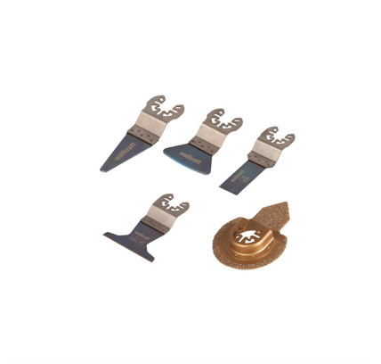HOJA SIERRA MULTIHERRAMIENTA SET 5 PIEZAS WOLFCRAFT