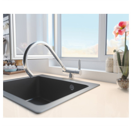 MONOMANDO FREGADERO ÓSMOSIS CLEVER ABATIBLE 3 VÍAS CROMO 61727