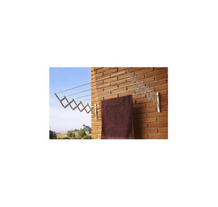 TENDEDERO EXTENSIBLE 5 BARRAS CUNCIAL 80CM BLANCO