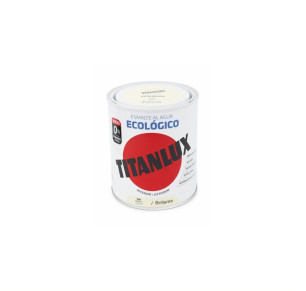 ESMALTE ACRILICO BRILLANTE TITANLUX MARFIL 750ML