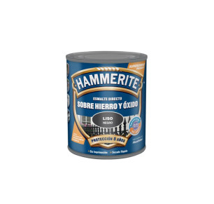 ESMALTE HAMMERITE LISO NEGRO 250ML