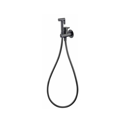 DUCHA HIGIÉNICA EMPOTRADA BIDÉ SKY BATH HARMONY PVD BLACK GUN METAL
