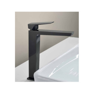 MONOMANDO LAVABO SKY BATH INFINITE PVD NEGRO CRISTAL