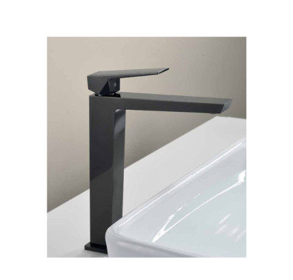 MONOMANDO LAVABO SKY BATH INFINITE PVD NEGRO CRISTAL