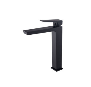 MONOMANDO LAVABO ALTO SKY BATH INFINITE PVD NEGRO CRISTAL