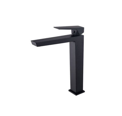 MONOMANDO LAVABO ALTO SKY BATH INFINITE PVD NEGRO CRISTAL