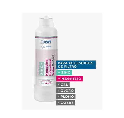 FILTRO AGUA BWT AQA DRINK PROTECT ZN+MG MP400