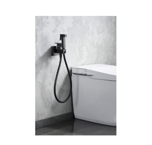DUCHA HIGIÉNICA BIDÉ EMPOTRADA IMEX IRLANDA BLACK GUN METAL RDM003/BGM
