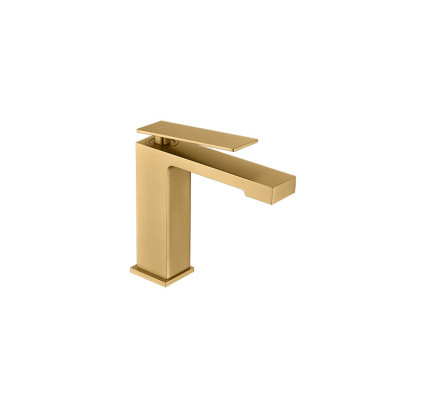 MONOMANDO LAVABO IMEX PISA ORO CEPILLADO BDP048-1OC