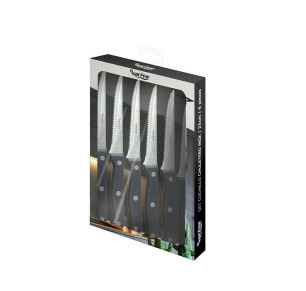 JUEGO CUCHILLOS CHULETEROS ALFA 6 PIEZAS 34303