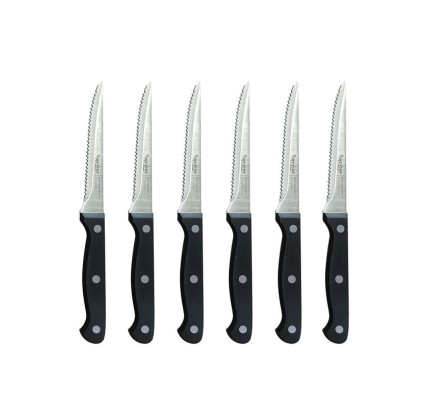 JUEGO CUCHILLOS CHULETEROS ALFA 6 PIEZAS 34303