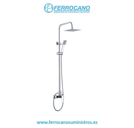 COLUMNA DUCHA MONOMANDO IMEX BALI CROMO BDI017