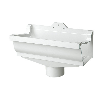 BAJADA CANALÓN CENTRAL JIMTEN ELITE - ALFA REDONDA Ø 80 BLANCO 036021