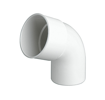 CODO BAJANTE CANALÓN JIMTEN Ø 80 M-H 67º BLANCO 038011