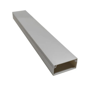 CANALETA 75X50 CON TAPA BLANCO (2 METROS)