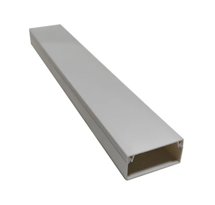 CANALETA 75X50 CON TAPA BLANCO (2 METROS)