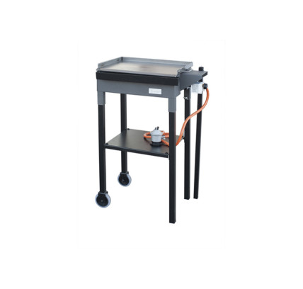 PLANCHA PAELLERO A GAS CON RUEDAS 33704