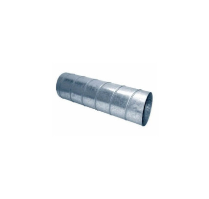TUBO CHAPA HELICOIDAL Ø 125 X 5 METROS GALVANIZADO