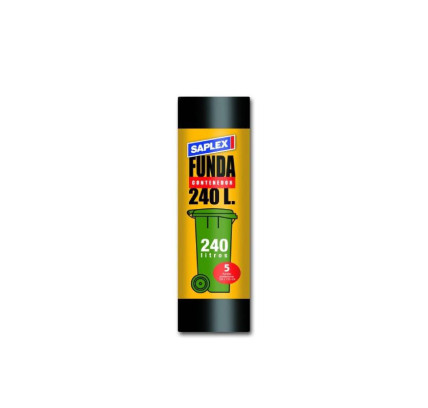 BOLSA BASURA COMUNIDAD SAPLEX 120X135 (5UDS)