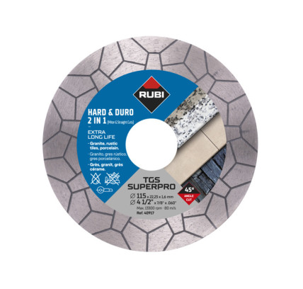 DISCO DIAMANTE RUBI TGS SUPER PRO 115MM