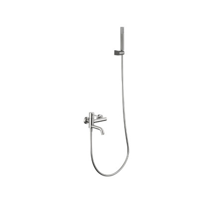 MONOMANDO BAÑERA IMEX MONZA NÍQUEL CEPILLADO BDM039-4NQ