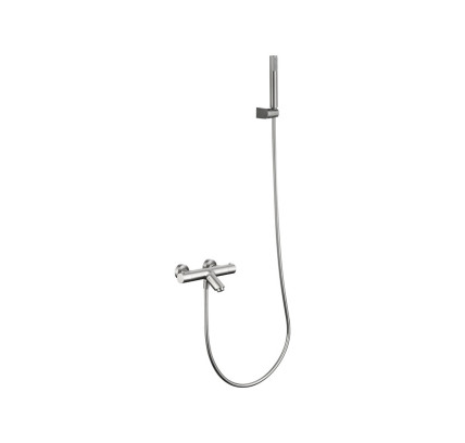 GRIFO BAÑERA TERMOSTÁTICO IMEX MONZA NÍQUEL CEPILLADO BTM039-4NQ
