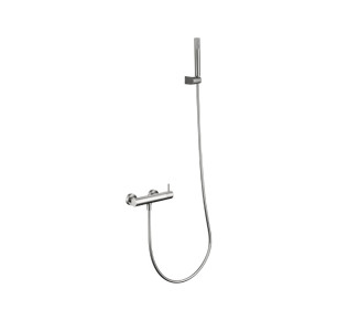 MONOMANDO DUCHA IMEX MONZA NÍQUEL CEPILLADO BDM039-5NQ