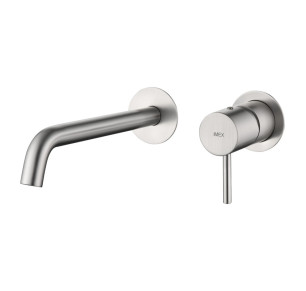 MONOMANDO LAVABO EMPOTRADO IMEX MONZA NÍQUEL CEPILLADO GLM039/NQ