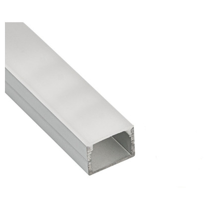 LISTELO ALUMINIO PARA LED 14X19X2500 DAKOTA PRO20-1419LD