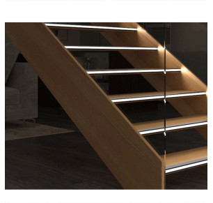 PELDAÑO EXTERIOR LED 30X45X2500 DAKOTA PLATA PRO20-3045PL