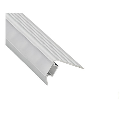 PELDAÑO EXTERIOR LED 30X45X2500 DAKOTA PLATA PRO20-3045PL