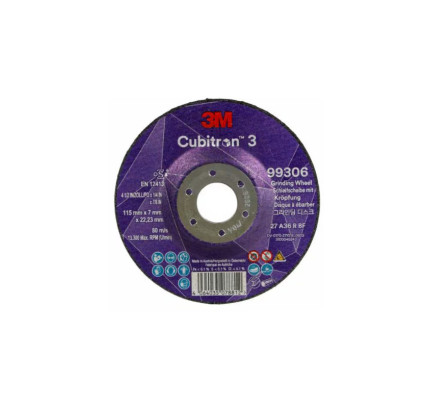DISCO DESBASTE 3M CUBITRON III T27 125X7