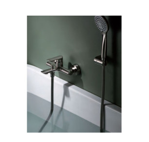 MONOMANDO BAÑO IMEX URAL NIQUEL CEPILLADO BDG040-4NQ