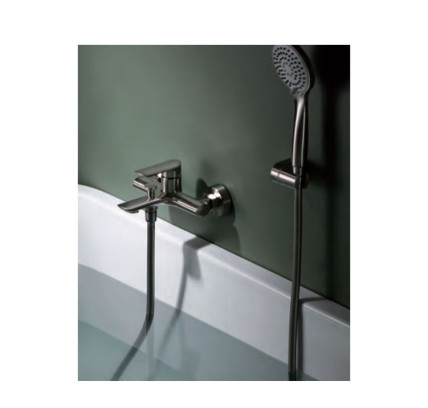 MONOMANDO BAÑO IMEX URAL NIQUEL CEPILLADO BDG040-4NQ