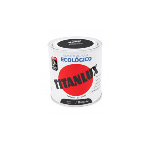 ESMALTE SINTETICO MATE TITANLUX NEGRO 250ML