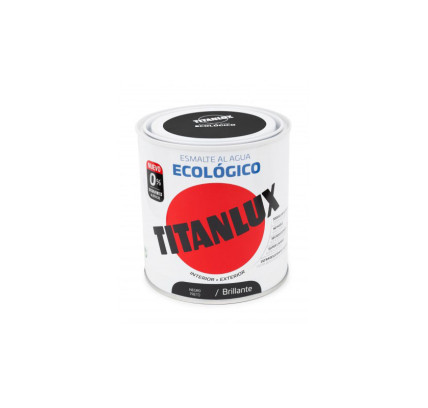 ESMALTE SINTETICO MATE TITANLUX NEGRO 250ML