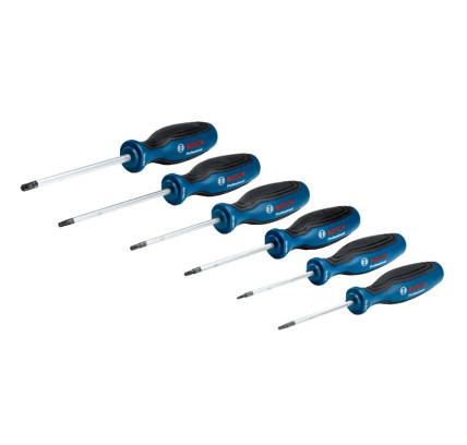 JUEGO DESTORNILLADORES TORX 6 PIEZAS BOSCH PROFESSIONAL