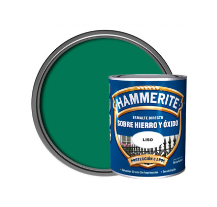 ESMALTE HAMMERITE LISO VERDE 750ML