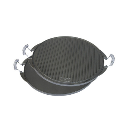 PLANCHA ASAR REDONDA 32CM HIERRO FUNDIDO 33077