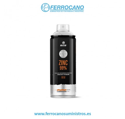 SPRAY SINTETICO MTN ZINC 99% COD-108 400ML