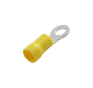 TERMINAL AISLADO FASTON REDONDO 5.3MM AMARILLO (BOLSA 100 UDS)