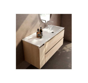CONJUNTO MUEBLE BAÑO VISOBATH BOX 80CM 2 CAJONES / 1 PUERTA + LAVABO FLAT