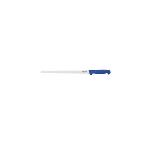 CUCHILLO JAMONERO ALVEOLADO INOX MANGO AZUL 22565